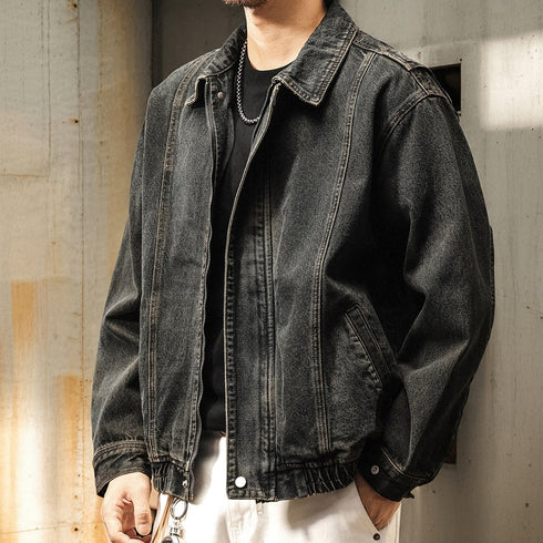 Vintage Wash Denim Jacket P1833